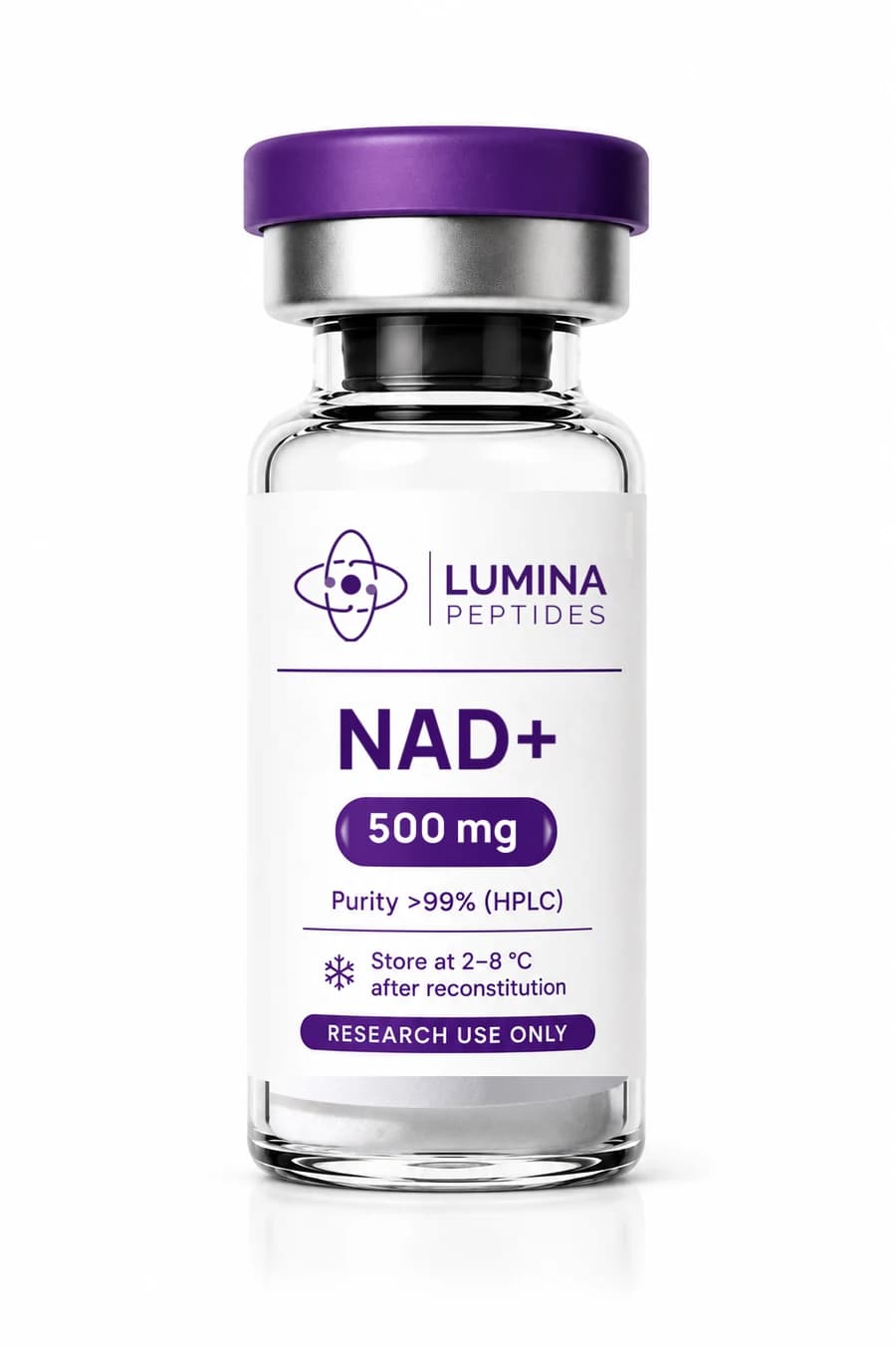 NAD+ 500 mg vial